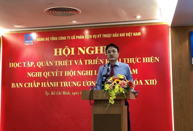 Ông Phan Thanh Tùng, Bí thư Đảng ủy, Chủ tịch HĐQT PTSC triển khai kế hoạch Học tập và làm theo gương Bác