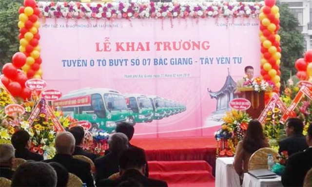 Tuyến Buýt 07, Bắc Giang - Tây Yên Tử là bước phát triển đột phá của HTX