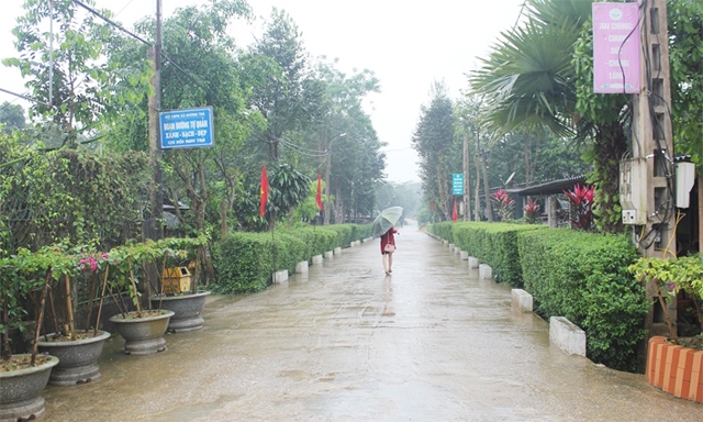 Môi trường xã Tượng Sơn xanh, sạch, đẹp nhờ HTX