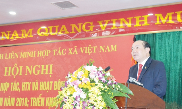 Chủ tịch Liên minh HTX Việt Nam Nguyễn Ngọc Bảo