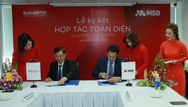 Lễ ký kết hợp tác toàn diện giữa MSB và SAVISTA