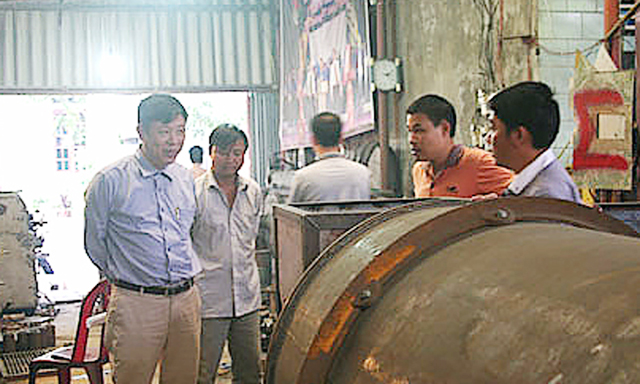 Mô hình lò đốt rác của HTX Xuân Trường