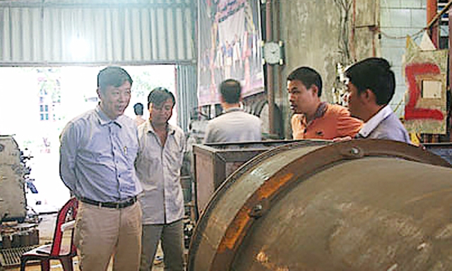 Mô hình lò đốt rác của HTX Xuân Trường