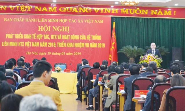 Phấn đấu trong năm 2019 thành lập mới ít nhất 7.000 tổ hợp tác (THT), 2.500 HTX và 25 Liên hiệp HTX