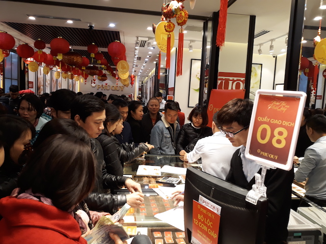 Năm nay, một số doanh nghiệp vàng nhận định nhu cầu mua vàng ngày vía Thần tài có thể tăng từ 20-30% so với năm ngoái