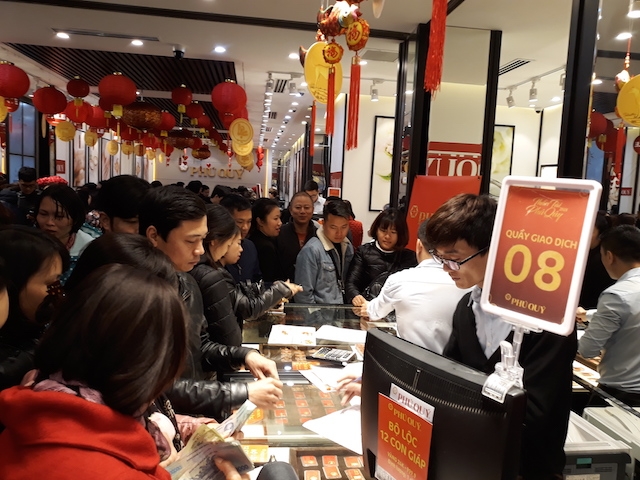 Năm nay, một số doanh nghiệp vàng nhận định nhu cầu mua vàng ngày vía Thần tài có thể tăng từ 20-30% so với năm ngoái