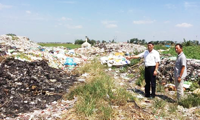 Bãi rác xã Tú Sơn đã được HTX quy hoạch lại