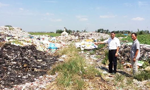 Bãi rác xã Tú Sơn đã được HTX quy hoạch lại