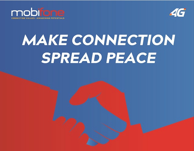 Poster quảng bá của Mobifone nhân sự kiện Hội nghị thượng đỉnh Mỹ- Triều Tiên sẽ diễn ra từ ngày 27-28/2/2019 tại Hà Nội