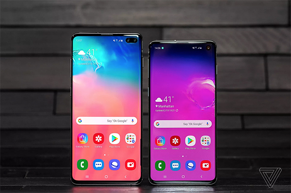 Galaxy S10 và Galaxy S10 .(Ảnh Internet)