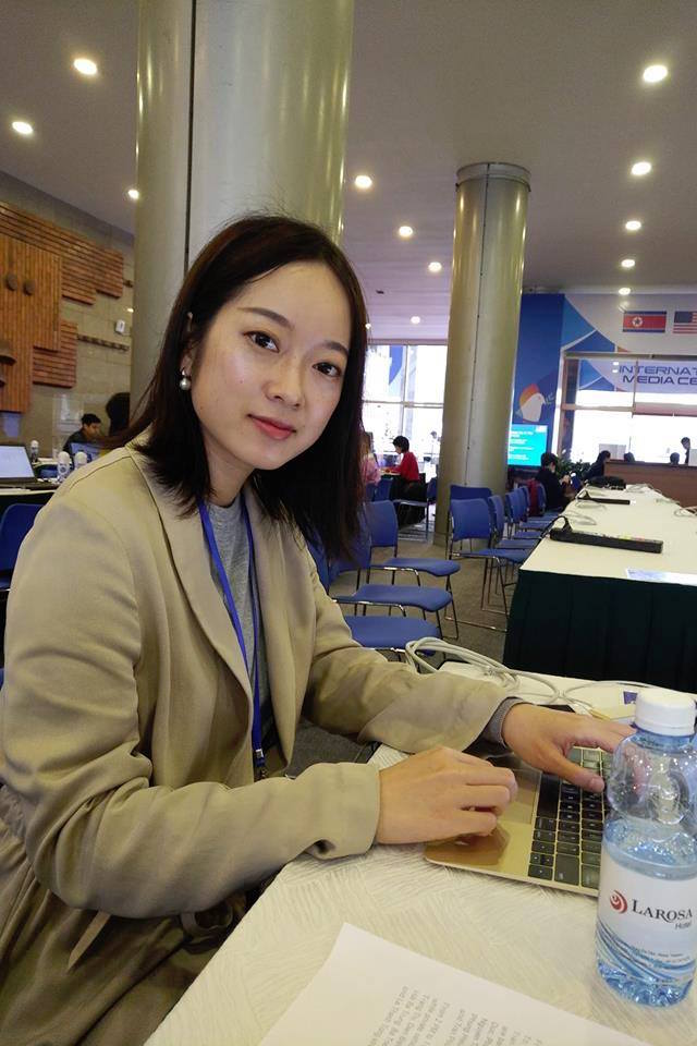 Nữ phóng viên của tờ China Daily