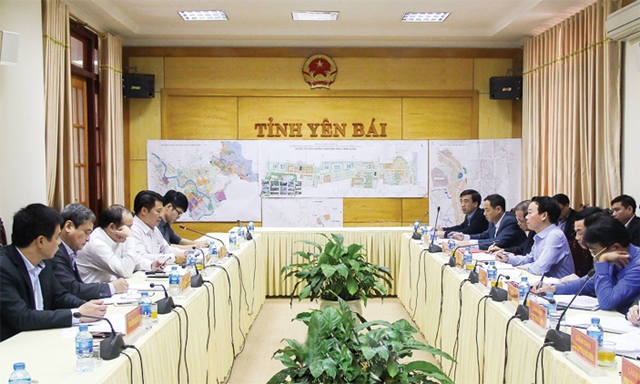 Đoàn công tác của Liên minh HTX Việt Nam làm việc với lãnh đạo UBND tỉnh Yên Bái