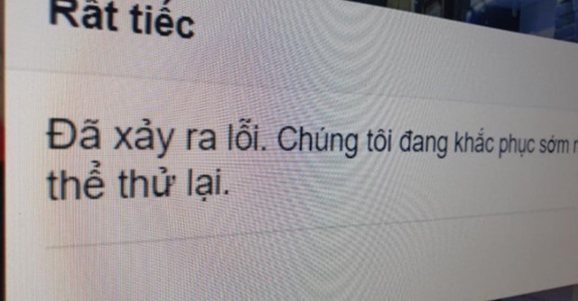 Facebook gặp nhiều lỗi hệ thống vào tối ngày 13/3.(Ảnh Internet)