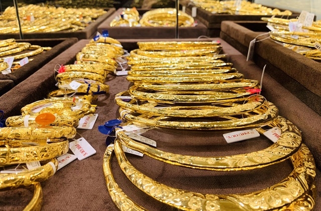 Giá vàng ngày 19/3 trên thị trường thế giới tăng mạnh kéo thị trường trong nước tăng theo (Ảnh Internet)