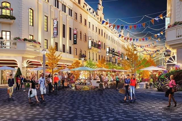 Tiểu khu Elysee tái hiện kinh đô thời trang Paris