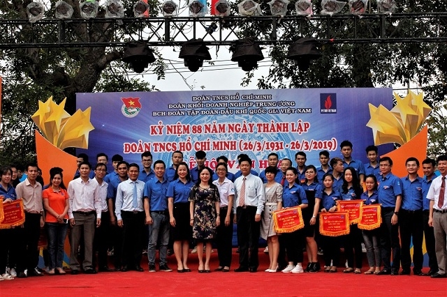 Đoàn Thanh niên PVN tại lễ Kỷ niệm 88 năm ngày thành lập Đoàn TNCS Hồ Chí Minh