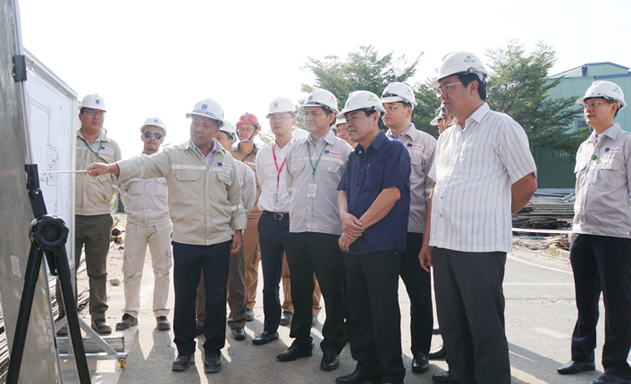 Lãnh đạo tỉnh Cà Mau làm việc tại Đạm Cà Mau và công trình MPK Cà Mau