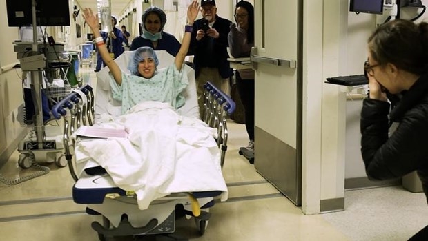 Bệnh nhân sau khi được tiến hành ghép thận. (Nguồn: baltimoresun.com)