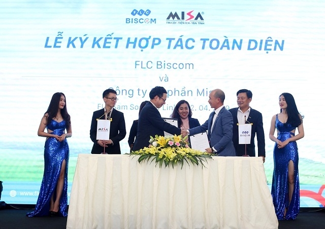 Lễ ký kết hợp tác toàn diện giữa FLC Biscom và CTCP Misa