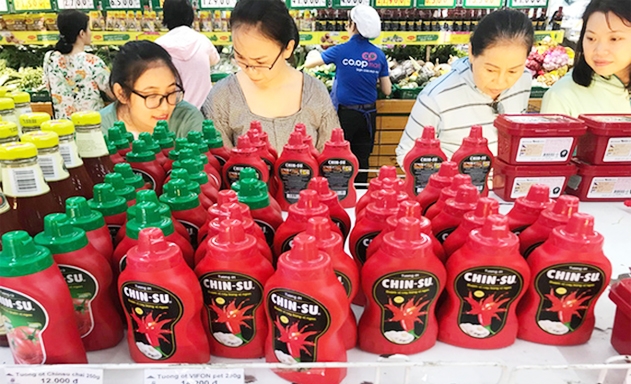 Tương ớt Chin-su vốn là mặt hàng được nhiều NTD ưa chuộng