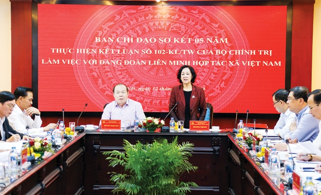 Bà Trương Thị Mai: Liên minh HTX Việt Nam là một trong những tổ chức thực hiện nhiệm vụ chính trị của Đảng