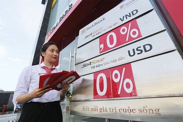 Lãi suất huy động ở các ngân hàng đang có sự phân hoá rõ rệt. (Ảnh Internet)