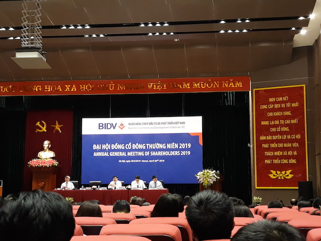 Đại hội cổ đông thường niên 2019 ngân hàng BIDV