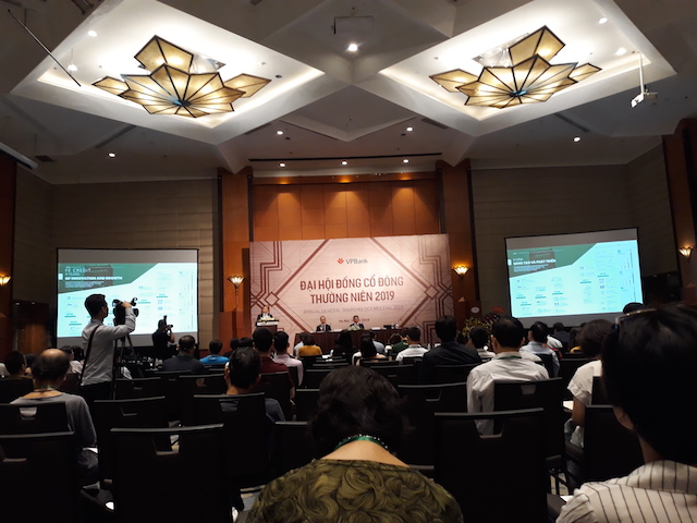 Đại hội cổ đông thường niên 2019 của ngân hàng VPBank.
