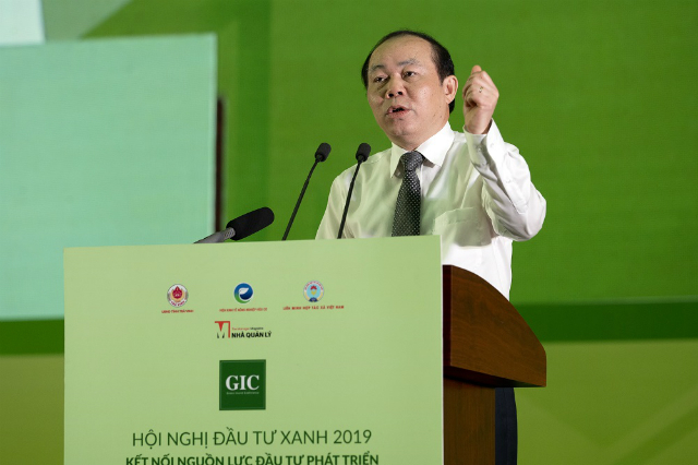 Chủ tịch Liên minh HTX Việt Nam Nguyễn Ngọc Bảo phát biểu tại Hội nghị