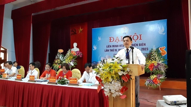 Phó Chủ tịch Liên minh HTX Việt Nam Nguyễn Văn Thịnh phát biểu tại Đại hội