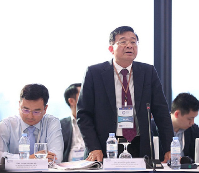 Ông Nguyễn Quốc Hùng- Vụ trưởng Vụ Tín dụng các ngành kinh tế, Ngân hàng Nhà nước Việt Nam