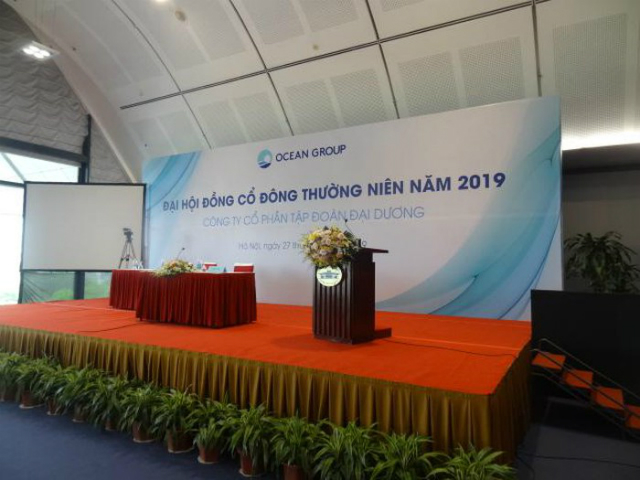 ĐHĐCĐ thường niên năm 2019 của Ocean Group không thể tiến hành