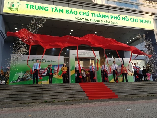 Trung tâm báo chí Thành phố Hồ Chí Minh hoạt động (Ảnh Internet)