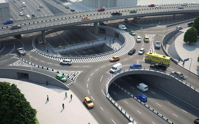 Dự án cải tạo cụm nút giao thông 3 tầng phía Tây cầu Trần Thị Lý (Ảnh Internet)