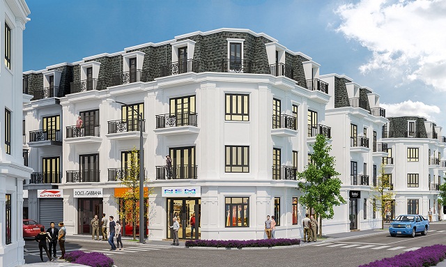 Phối cảnh nhà liền kề thuộc dự án Việt Phát South City