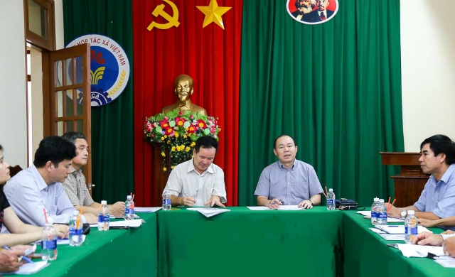 Đoàn công tác làm việc với Liên minh HTX Tỉnh Đăk Nông