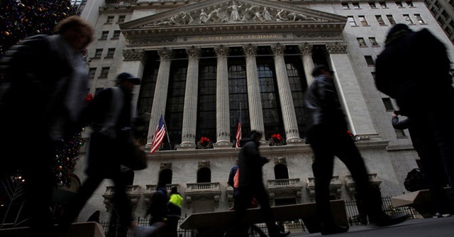 Chứng khoán Mỹ giảm sâu (Ảnh Internet)