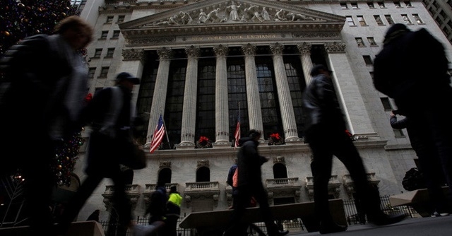 Chứng khoán Mỹ giảm sâu (Ảnh Internet)