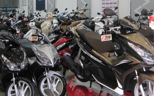 Tiêu thụ xe máy vẫn tăng trước đề xuất cấm (Ảnh Internet)