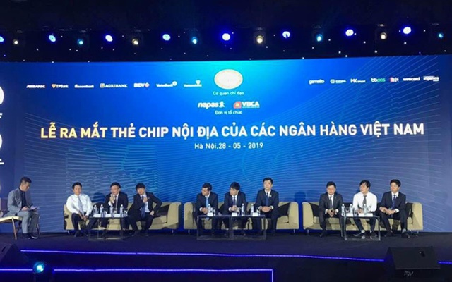 7 ngân hàng đầu tiên chính thức ra mắt thẻ chip nội địa (Ảnh Internet)
