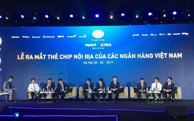 7 ngân hàng đầu tiên chính thức ra mắt thẻ chip nội địa (Ảnh Internet)