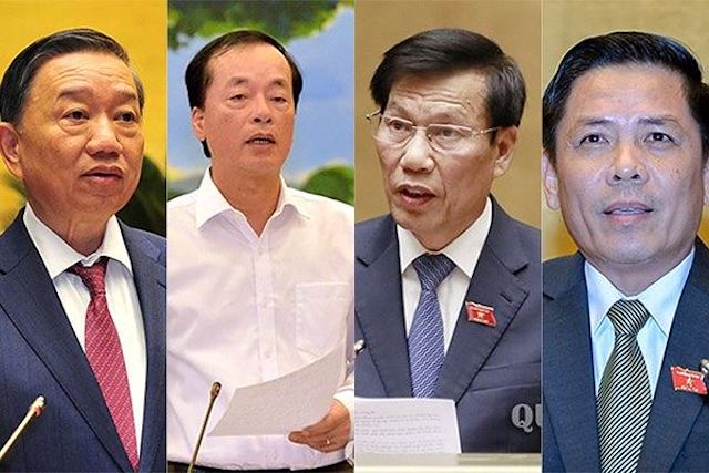 4 Bộ trưởng sẽ trả lời chất vấn của đại biểu tại kỳ họp thứ 7, Quốc hội khoá XIV (Nguồn: Internet)