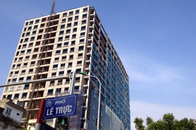 Toà nhà 8B Lê Trực (Ảnh: Internet)