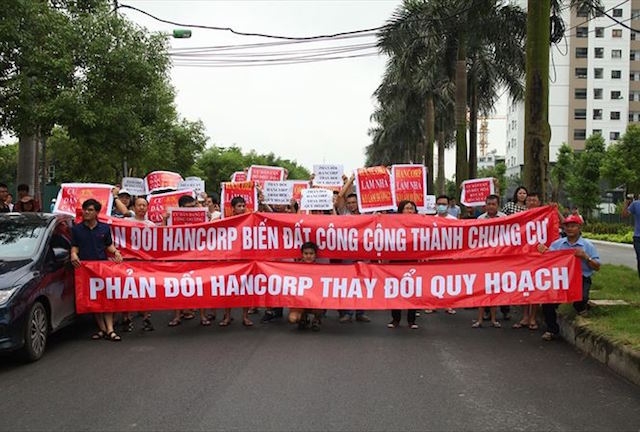 Dân cư khu đô thị Đoàn Ngoại giao phản đổi chủ đầu tư điều chỉnh quy hoạch (Ảnh: Internet)