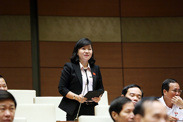 Đại biểu Trương Thị Bích Hạnh (Bình Dương).