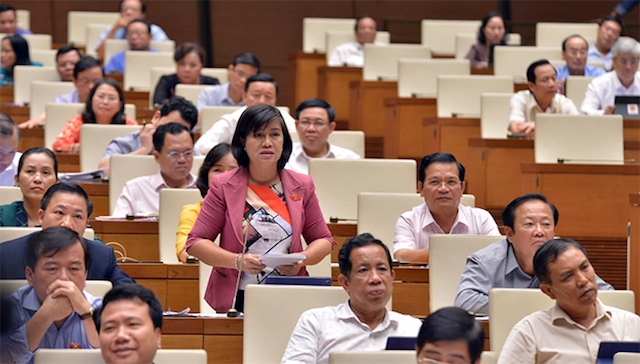 Đại biểu Quốc hội Nguyễn Thị Lệ Thuỷ (Bến Tre).