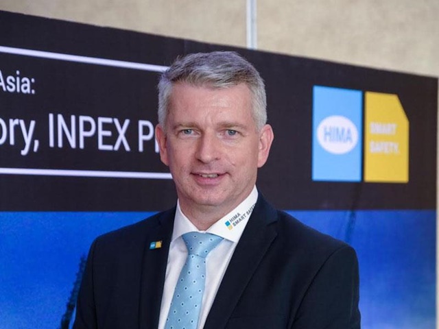 Ông Friedhelm Best, Phó chủ tịch HIMA khu vực châu Á - Thái Bình Dương giới thiệu về các giải pháp của HIMA(Ảnh Internet)