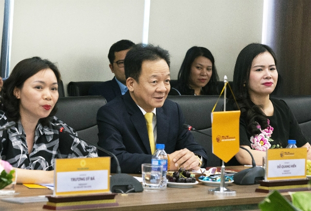 Chủ tịch HĐQT kiêm Tổng Giám đôc Tập đoàn T&T Group tiếp Bộ trưởng Ngoại giao Bờ Biển Ngà Marcel Amon Tanoh