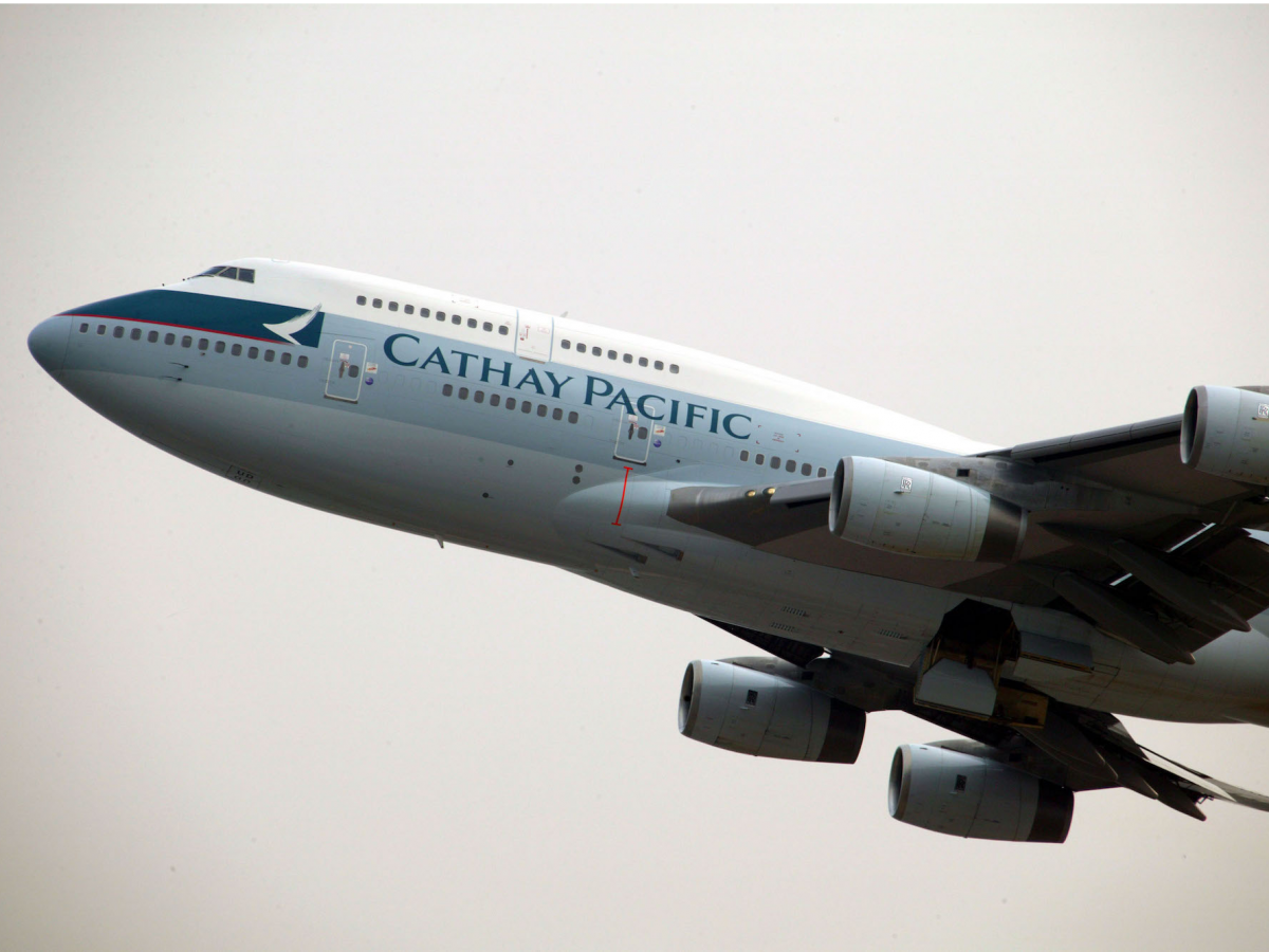 4. Cathay Pacific Airways Xếp hạng năm 2018: thứ 6 Các hành khách đã cho Cathay Pacific điểm tốt về công nghệ trên máy bay cũng như sự an toàn của các máy bay trong năm qua. Photo: Christian Keenan/Getty Images