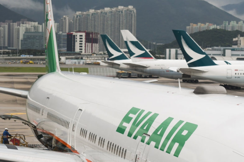 6. EVA Air Xếp hạng năm 2018: thứ 5 Năm nay, EVA AIR được xếp hạng công ty đầu tiên trên thế giới về độ sạch sẽ của cabin và dịch vụ ăn uống ở hạng phổ thông. Photo: Artur Widak/Getty Images
